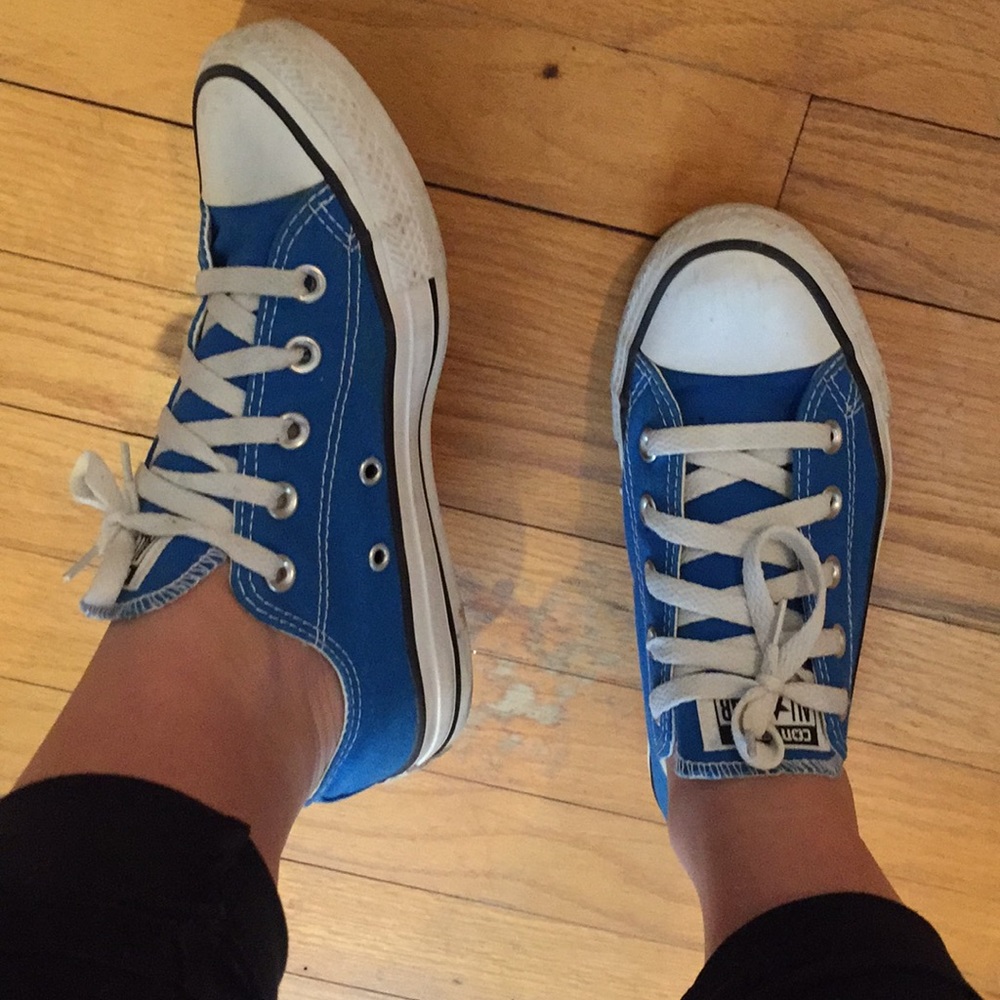 Blue Converse